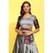 Picture of Fine Silk Dim Gray Lehenga Choli