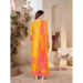 Picture of Good Looking Chiffon Orange Readymade Salwar Kameez