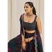 Picture of Magnificent Organza Dark Olive Green Lehenga Choli