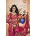 Picture of Ravishing Silk Fire Brick Straight Cut Salwar Kameez