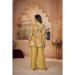 Picture of Sightly Silk Golden Rod Straight Cut Salwar Kameez