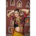 Picture of Well Formed Silk Dark Golden Rod Lehenga Choli