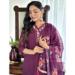 Picture of Delightful Rayon Brown Readymade Salwar Kameez