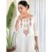 Picture of Wonderful Rayon Off White Readymade Salwar Kameez