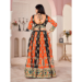 Picture of Sightly Cotton Indian Red Readymade Lehenga Choli