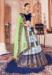 Picture of Stunning Silk Steel Blue Lehenga Choli