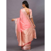 Picture of Admirable Linen Light Pink Saree