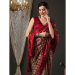 Picture of Exquisite Silk Rosy Brown Saree