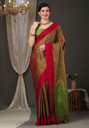 Picture of Good Looking Silk Sienna Saree