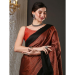 Picture of Beauteous Silk Brown Saree