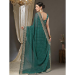 Picture of Ravishing Chiffon & Georgette Sea Green Saree