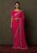 Picture of Resplendent Chiffon & Georgette Deep Pink Saree