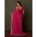 Picture of Resplendent Chiffon & Georgette Deep Pink Saree