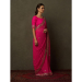 Picture of Resplendent Chiffon & Georgette Deep Pink Saree