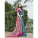 Picture of Bewitching Georgette & Silk Dark Slate Blue Saree