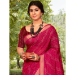 Picture of Beautiful Georgette & Silk Pink Saree