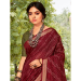 Picture of Bewitching Georgette & Silk Maroon Saree