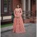 Picture of Statuesque Chiffon Burly Wood Readymade Gown