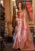 Picture of Magnificent Silk Dark Salmon Saree