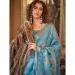 Picture of Fine Silk Medium Aqua Marine Saree