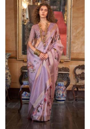 Picture of Statuesque Silk Rosy Brown Saree