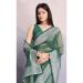 Picture of Amazing Silk Dark Sea Green Saree