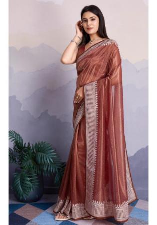 Picture of Comely Silk Sienna Saree