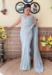 Picture of Pleasing Georgette Light Blue Saree