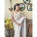 Picture of Nice Georgette Off White Saree