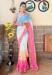 Picture of Appealing Georgette Steel Blue Saree