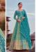 Picture of Magnificent Georgette Sea Green Anarkali Salwar Kameez