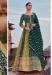 Picture of Charming Georgette Olive Drab Anarkali Salwar Kameez