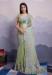 Picture of Superb Silk Dark Sea Green Saree