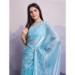 Picture of Stunning Silk Pale Turquoise Saree