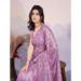 Picture of Comely Net Plum Saree