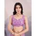 Picture of Comely Net Plum Saree