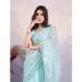 Picture of Ideal Net Pale Turquoise Saree