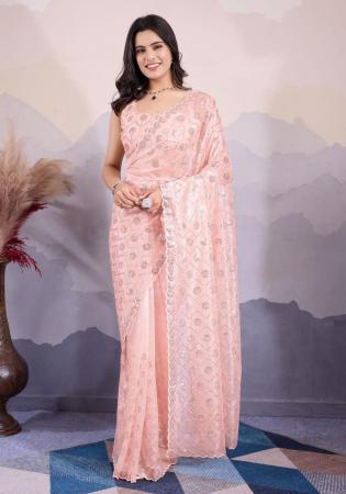 Picture of Ravishing Net Linen Saree