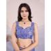 Picture of Splendid Net Light Steel Blue Saree