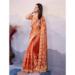 Picture of Shapely Silk Orange Saree