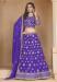 Picture of Fascinating Organza Purple Lehenga Choli