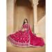 Picture of Enticing Organza Hot Pink Lehenga Choli