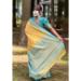 Picture of Magnificent Silk Yellow Saree