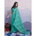 Picture of Stunning Chiffon Light Sea Green Saree