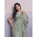 Picture of Alluring Chiffon Dark Sea Green Saree