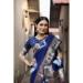 Picture of Comely Silk Dark Slate Blue Saree