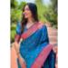 Picture of Beauteous Silk Steel Blue Saree