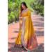 Picture of Pretty Silk Yellow Saree