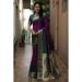 Picture of Shapely Silk Indigo Saree