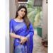 Picture of Fine Silk Navy Blue Saree